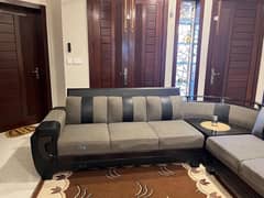 Lshape sofa used only 1 year