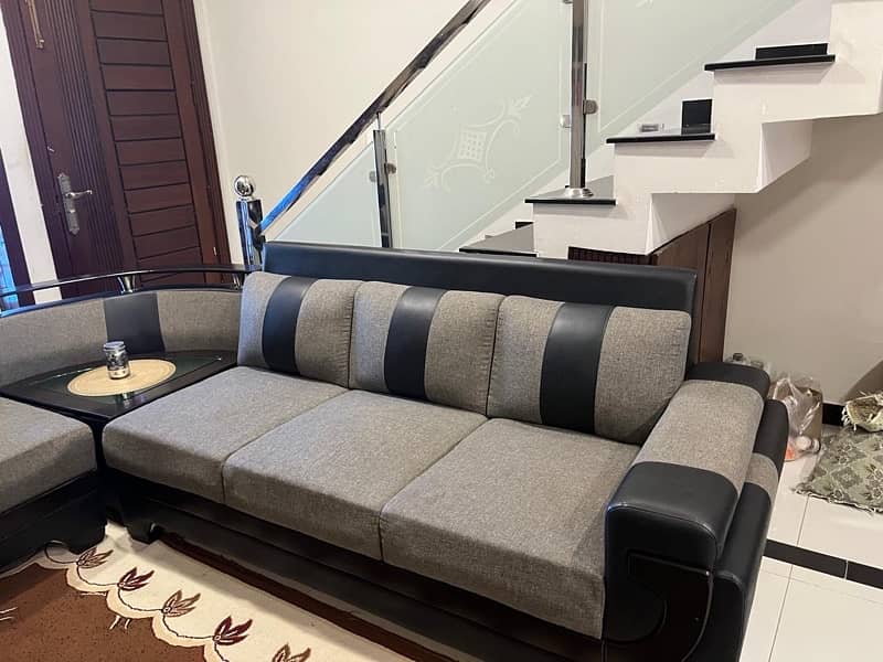 Lshape sofa used only 1 year 1