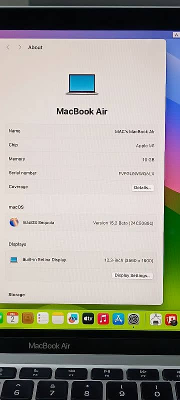 Apple Macbook Air M1 2020 13" 16Gb Ram 1TB Ssd 4