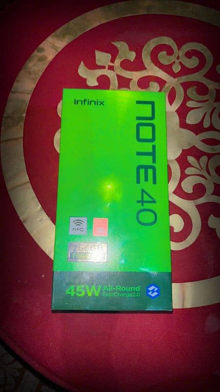 infinix note 40 16/256 box pick new ha 0