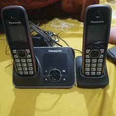 two cordless with ptcl landline panasonic