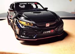 Honda Civic Type R Sport car ( diecast model car with frame)