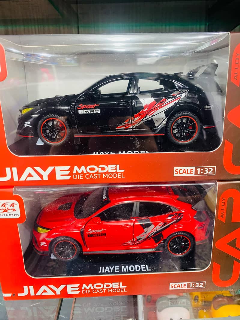 Honda Civic Type R Sport car ( diecast model car with frame) 4