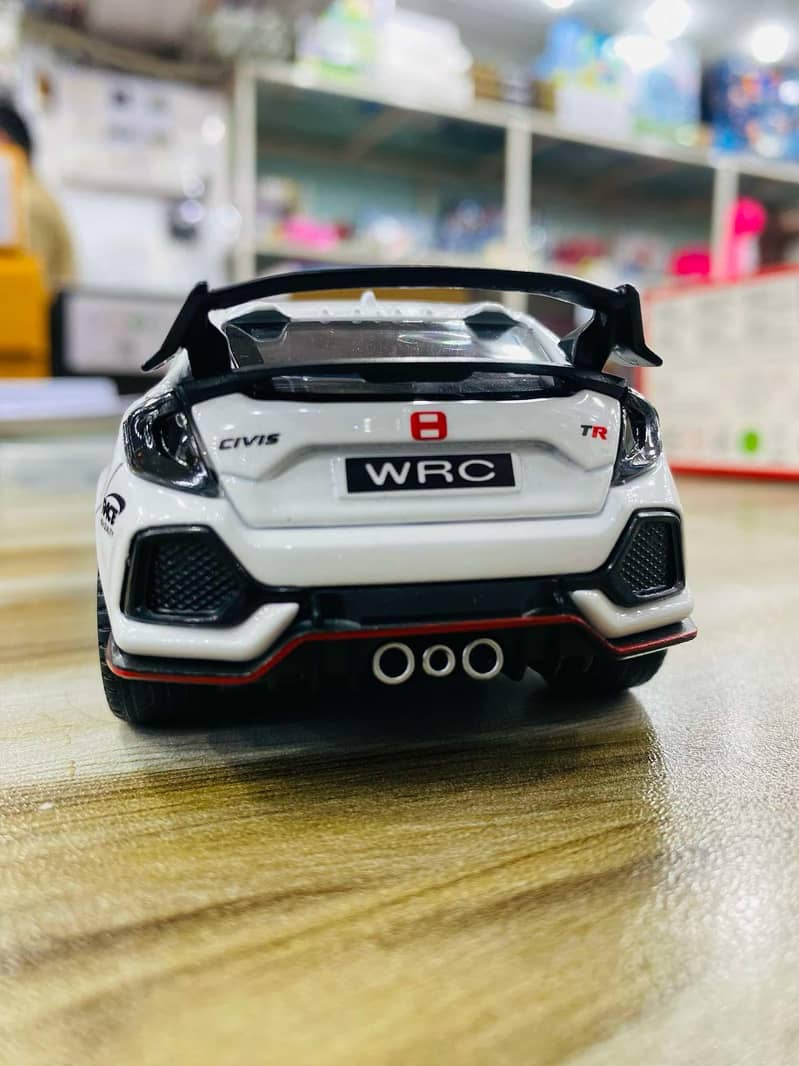 Honda Civic Type R Sport car ( diecast model car with frame) 5