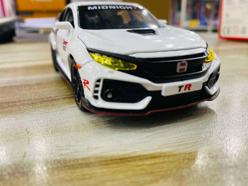 Honda Civic Type R Sport car ( diecast model car with frame) 6