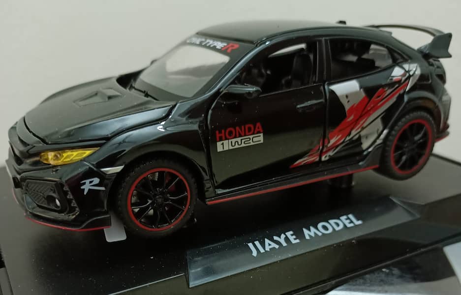 Honda Civic Type R Sport car ( diecast model car with frame) 13