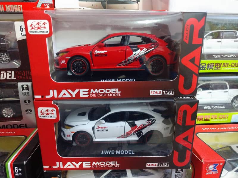 Honda Civic Type R Sport car ( diecast model car with frame) 15