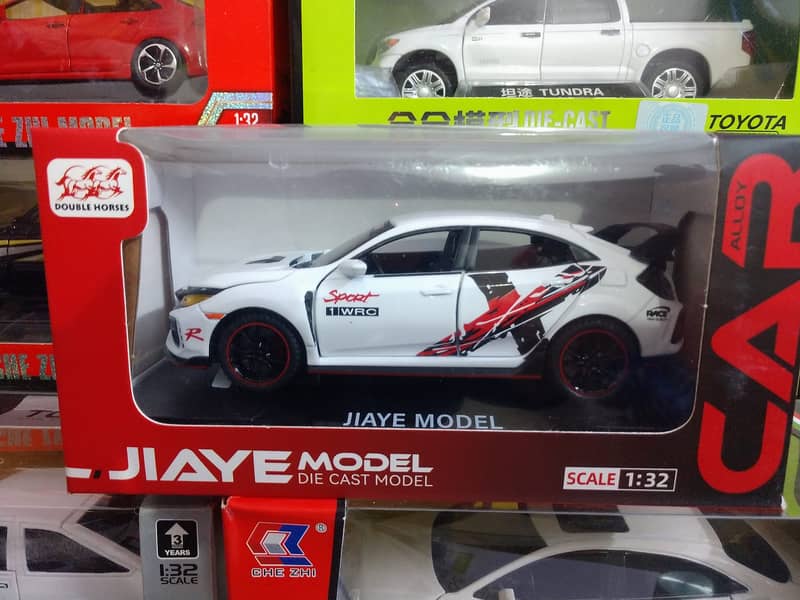 Honda Civic Type R Sport car ( diecast model car with frame) 16