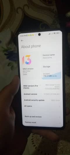 Poco X3 Pro 11gb ram 256 gb storage. 8/10 condition. Original panel.