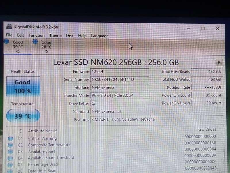 Lexar SSD 256GB 2