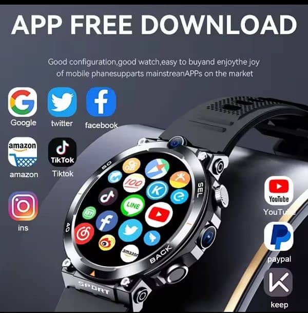 4G LTE brand full android new smart watch 10