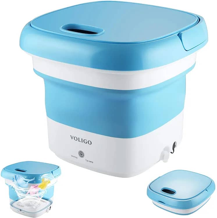 Semi-automatic Mini Folding Washing Machine With Dryer 4