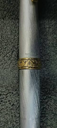 Sheaffer Chrome Barrel Fountain Pen with 14K Triumph Gold M Nib