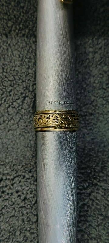 Sheaffer Chrome Barrel Fountain Pen with 14K Triumph Gold M Nib 0