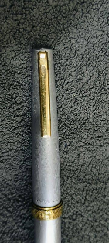 Sheaffer Chrome Barrel Fountain Pen with 14K Triumph Gold M Nib 6