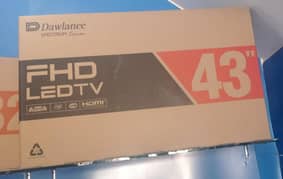 Dawlance 43" UHD LEDtv brand new 2 year warranty free cash on delivery