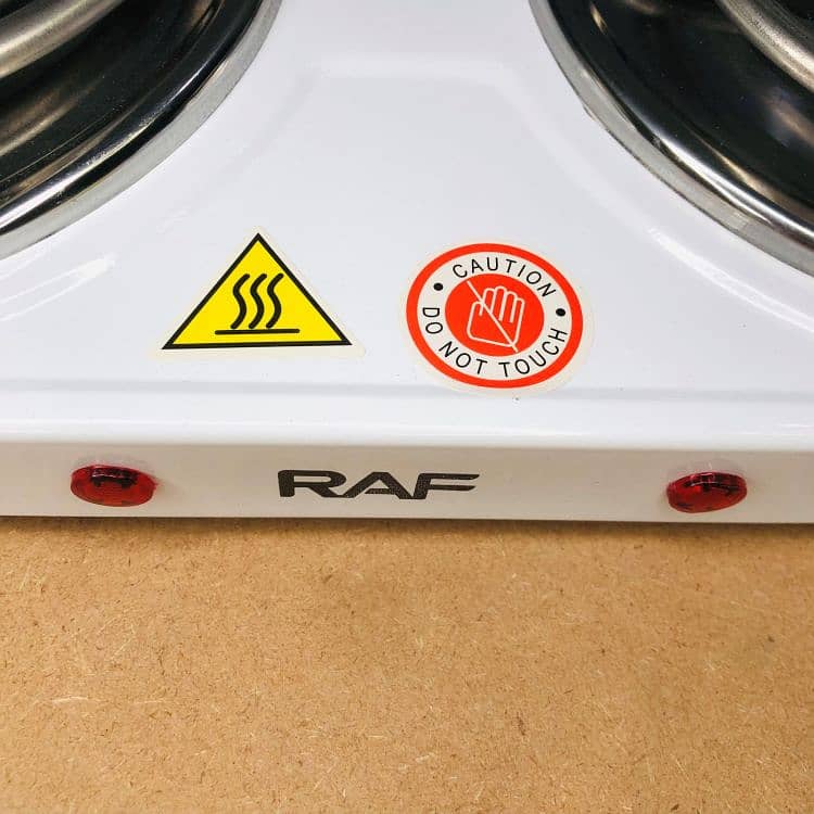 Raf Double Electric Stove 2000watt | Electric Hot Plate Stove 3