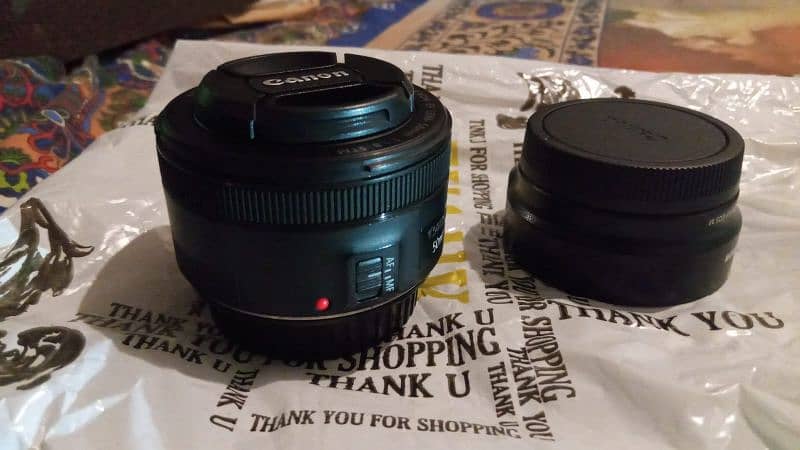 Canon 50 mm stm 1.8 lens for sale new condition original 2