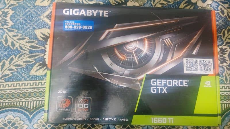 Gtx 1660ti Gigabyte OC 0