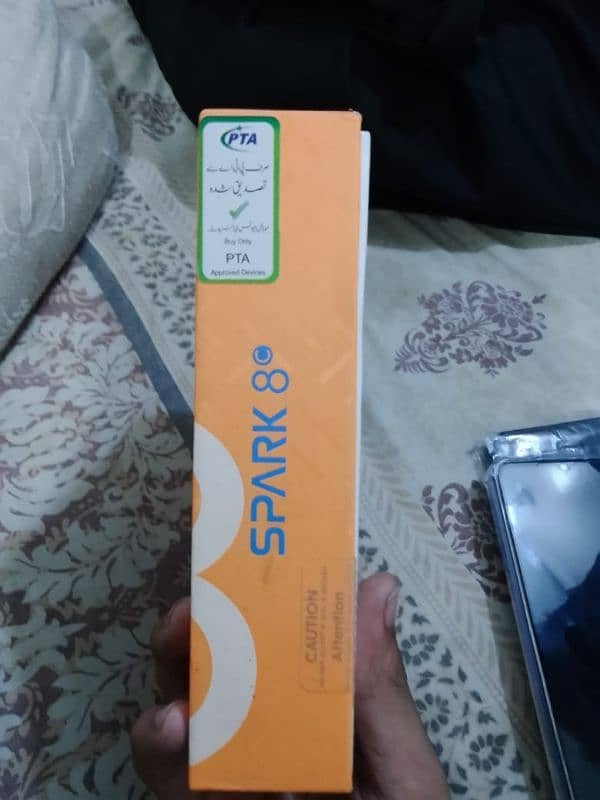 Tecno Spark 8C just open box 8