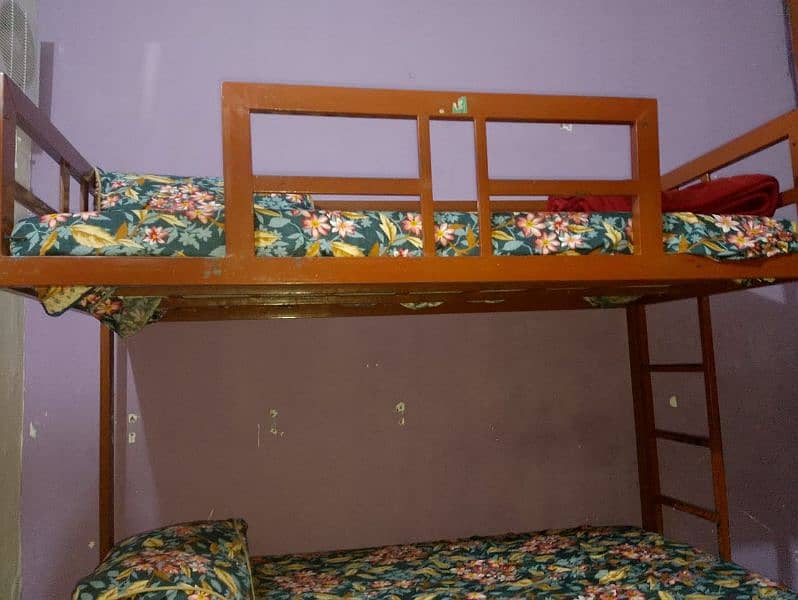 Triple decker metal bed 2