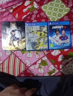 3 Used PS4 Game Discs || Cricket 22 ,Deus Ex MankUind Divided ,FIFA 17