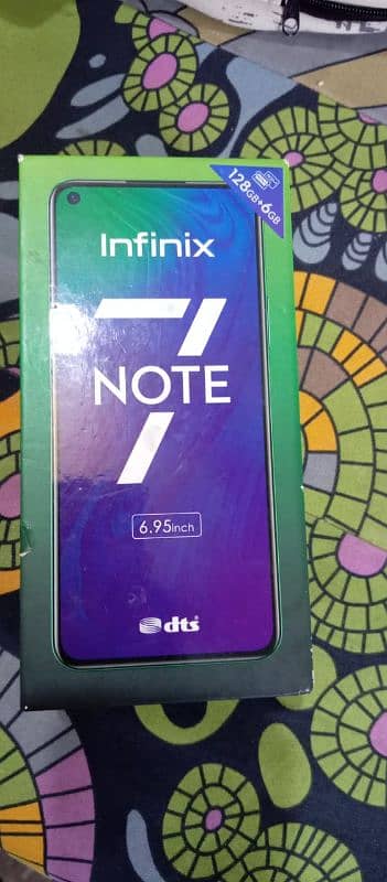 Infinix note 7 10/10 condition no open no repair 4