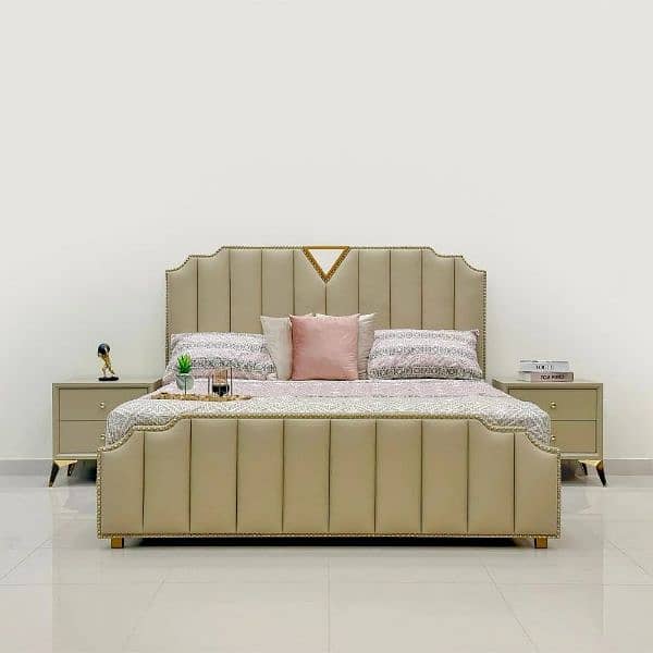 Poshish King size bed | Double bed | Single bed | Wooden bed | bed set 3