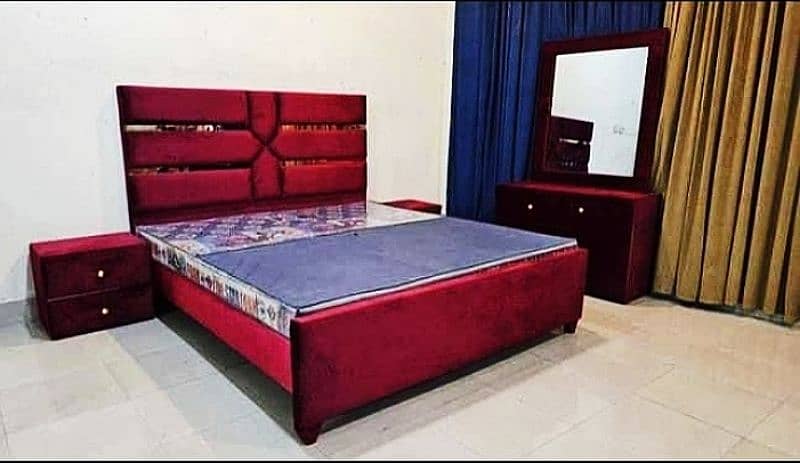 Poshish King size bed | Double bed | Single bed | Wooden bed | bed set 5