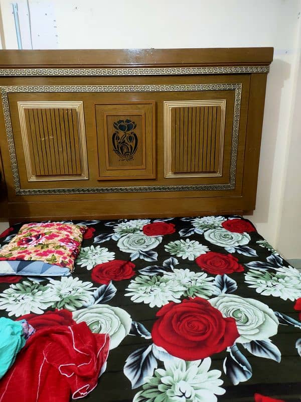 6x6 bed Dressing 2 door Almari 3