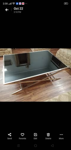 Center table with 2 side tables