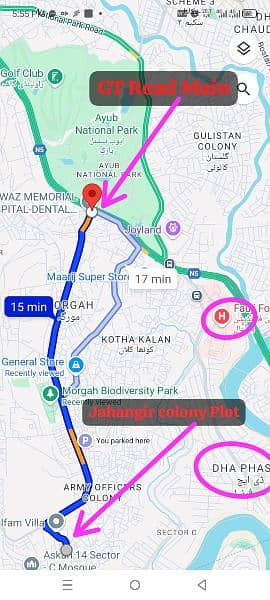 5 Marla Plot For Sale at Jahangir Colony Morgah 03349263969 9