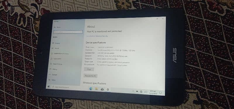 asus mini tablets computer window very new conditions 3