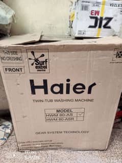 Haier  twin tub washing machin