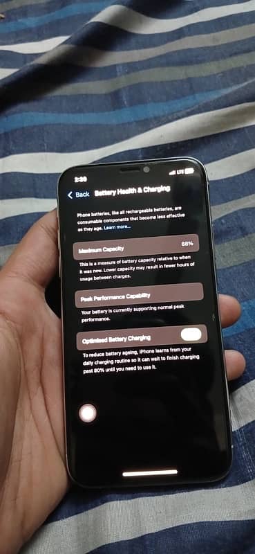 iphone xs dual sim pta approved battery health 88% 6