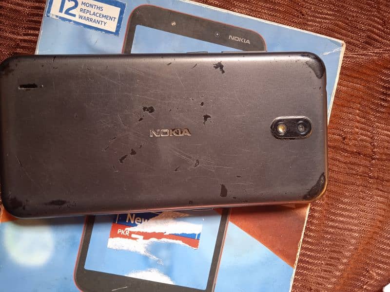 Nokia C1 with box deta cable android version 9 1