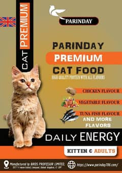 Premium Cat Food and Litter