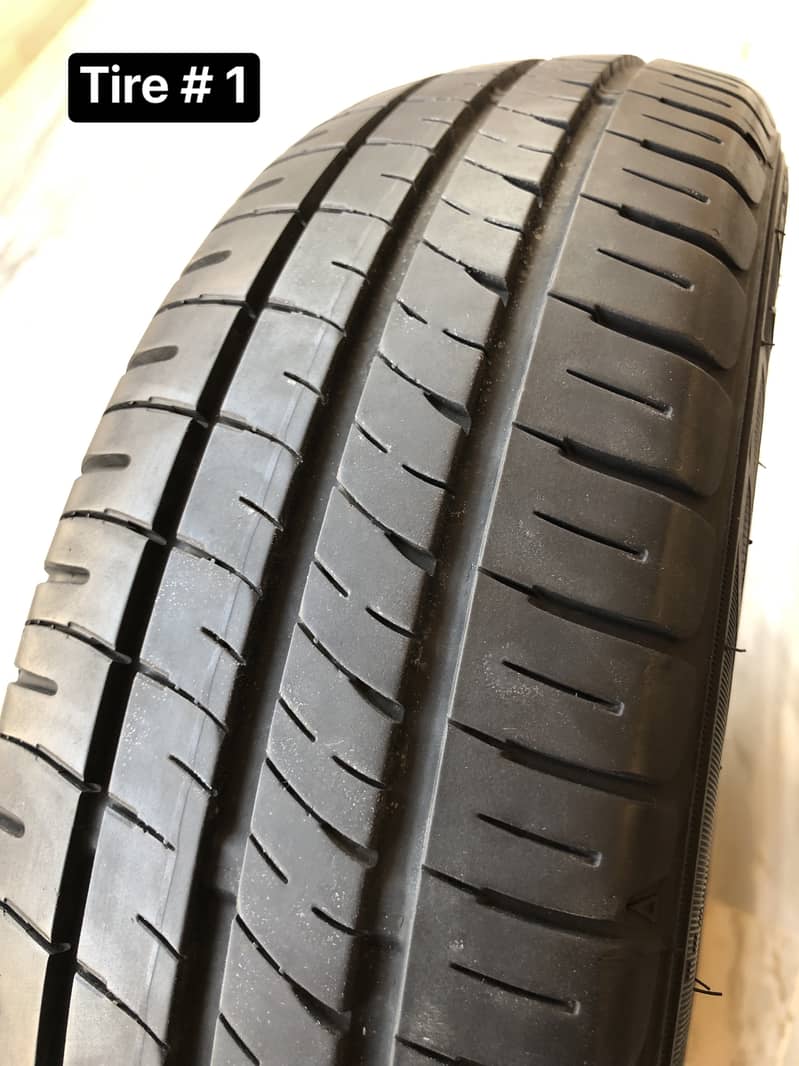 4tyres set 155/65R14 (DUNLOP)(condition 8/10) 1