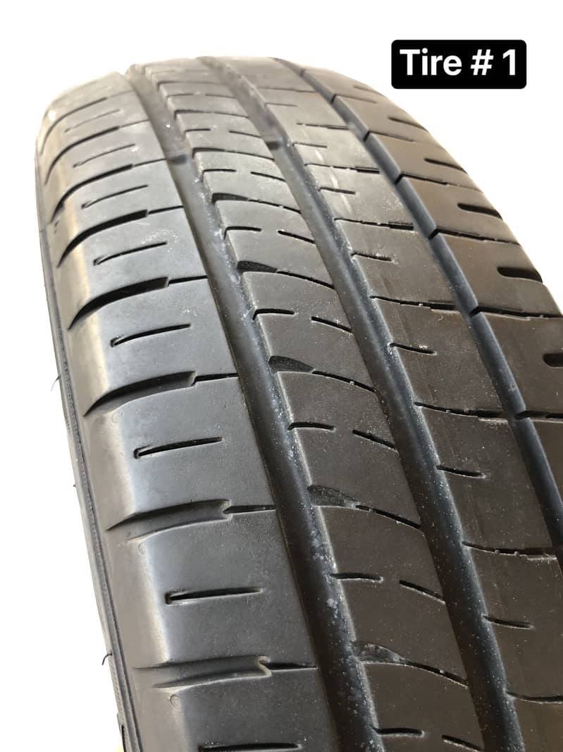 4tyres set 155/65R14 (DUNLOP)(condition 8/10) 3