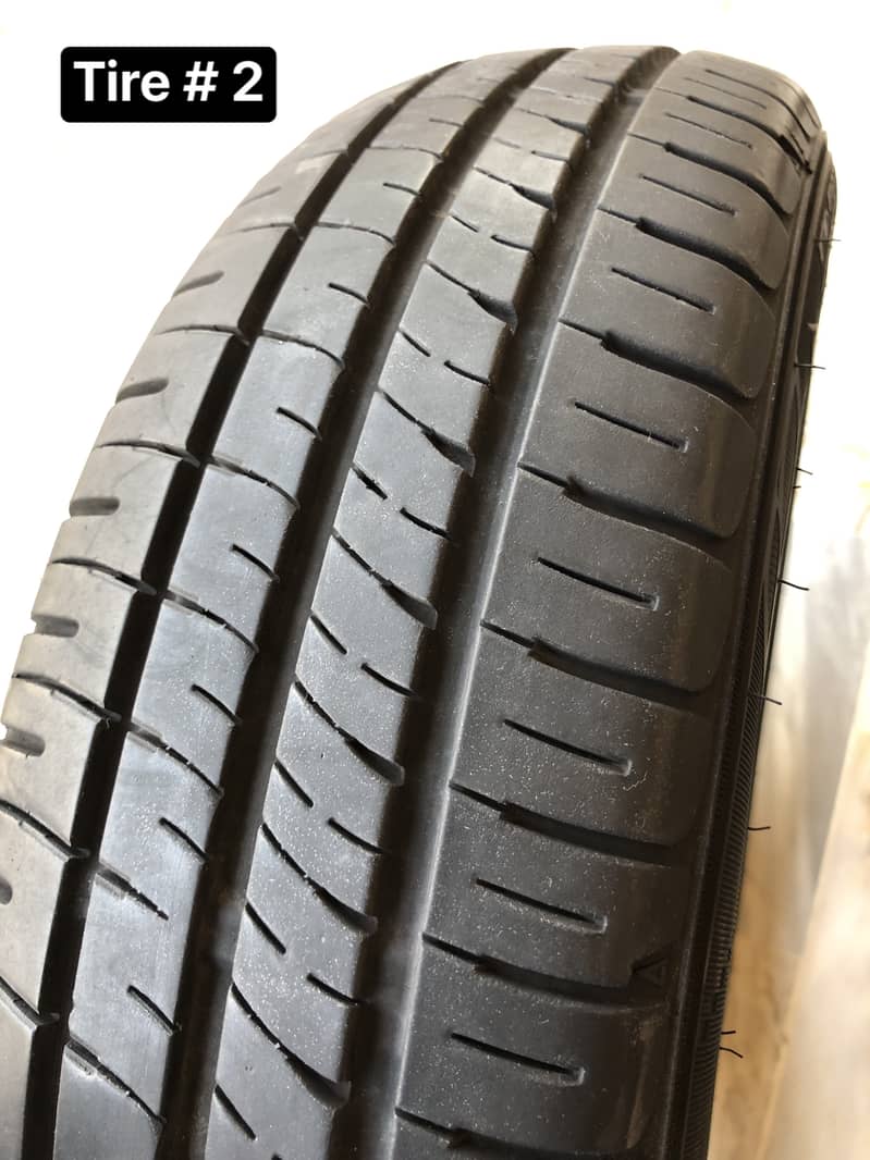 4tyres set 155/65R14 (DUNLOP)(condition 8/10) 4