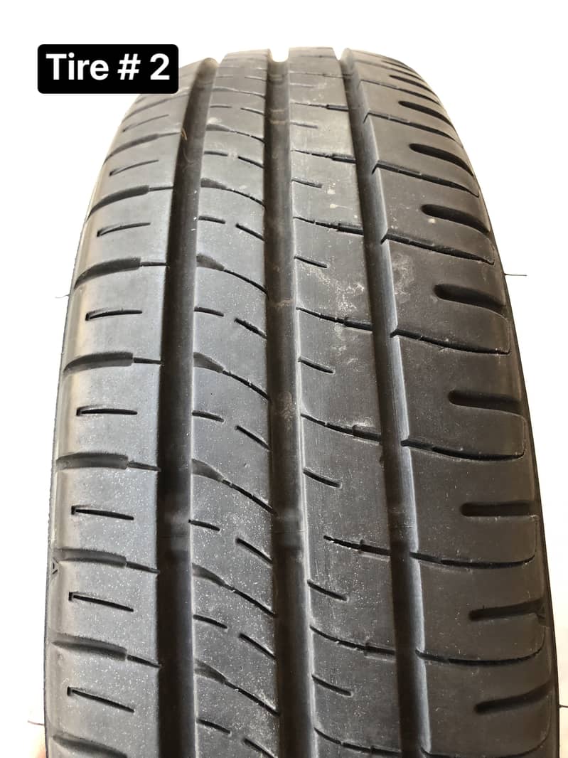 4tyres set 155/65R14 (DUNLOP)(condition 8/10) 5