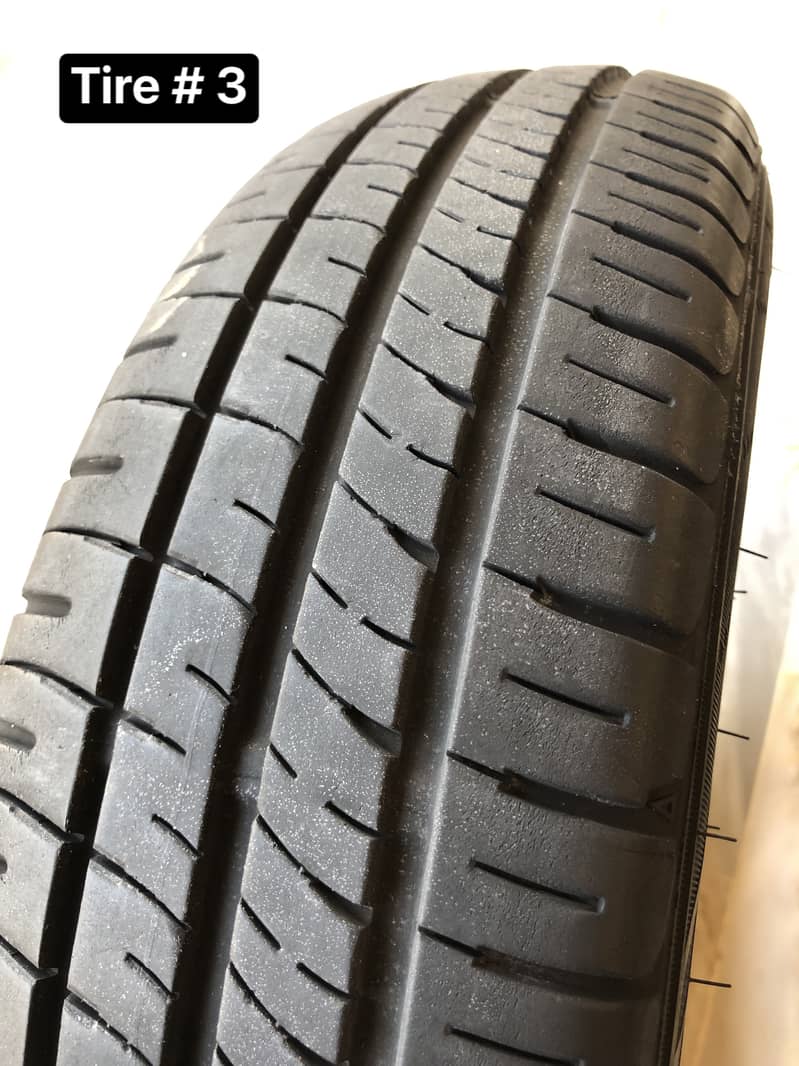 4tyres set 155/65R14 (DUNLOP)(condition 8/10) 7