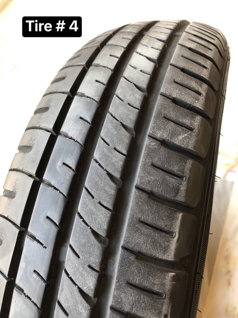 4tyres set 155/65R14 (DUNLOP)(condition 8/10) 10