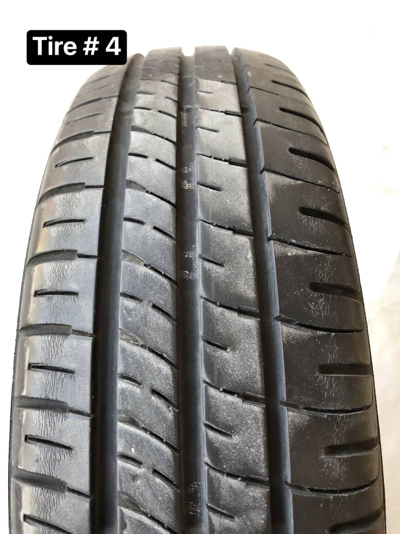 4tyres set 155/65R14 (DUNLOP)(condition 8/10) 11