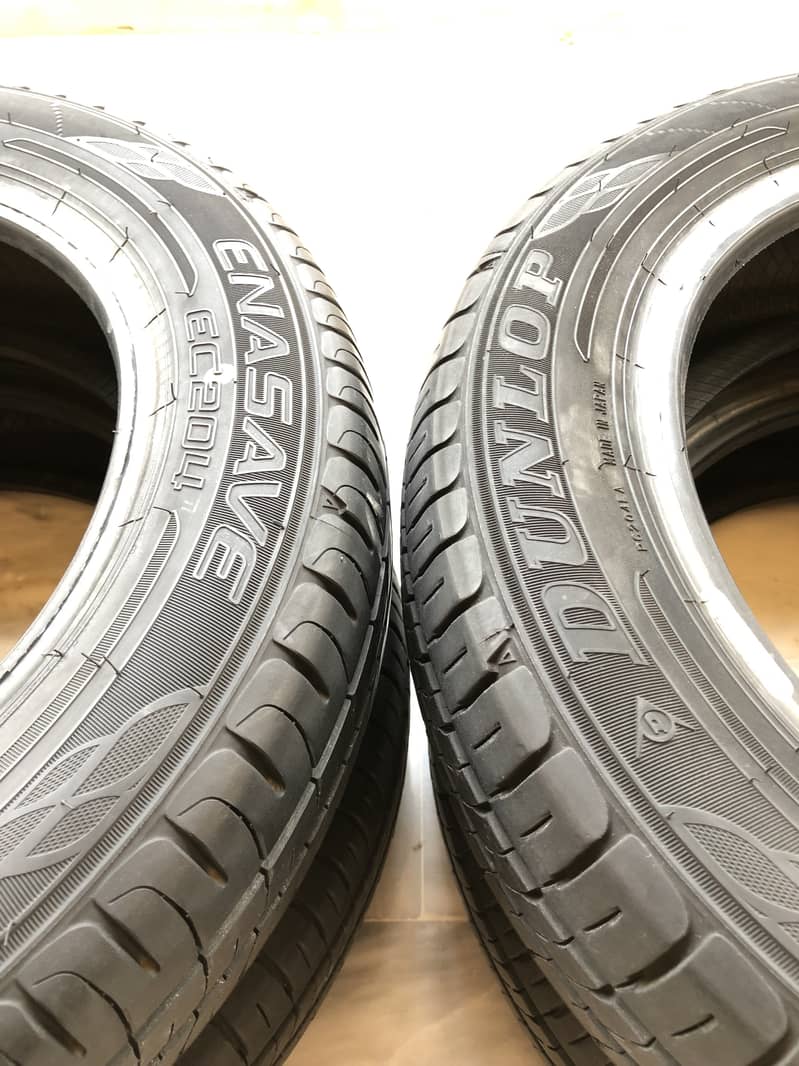 4tyres set 155/65R14 (DUNLOP)(condition 8/10) 13