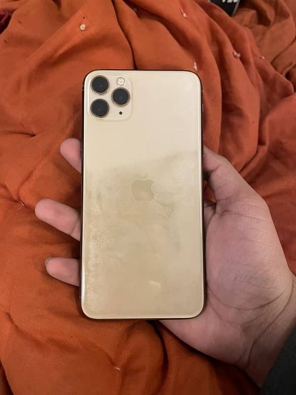 Iphone 11 pro max jv 256 gb gold color 1