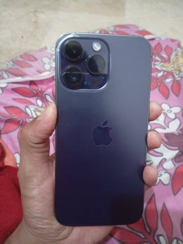 iphone 14 pro max deep purple 128gb bh93 condition 10 by 10 water pack 2