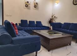 Eight seater sofa with center Table