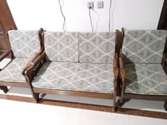 Antique best wood 4 seater sofa