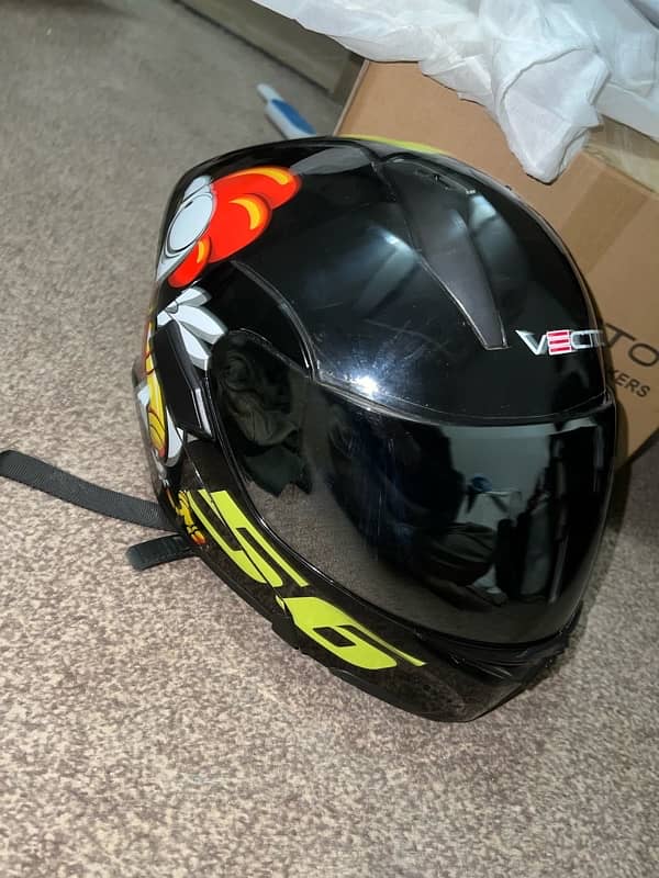 Almost brand new Orignal DOT Approved, PPF Coated, Heavy Bike Helmet 6